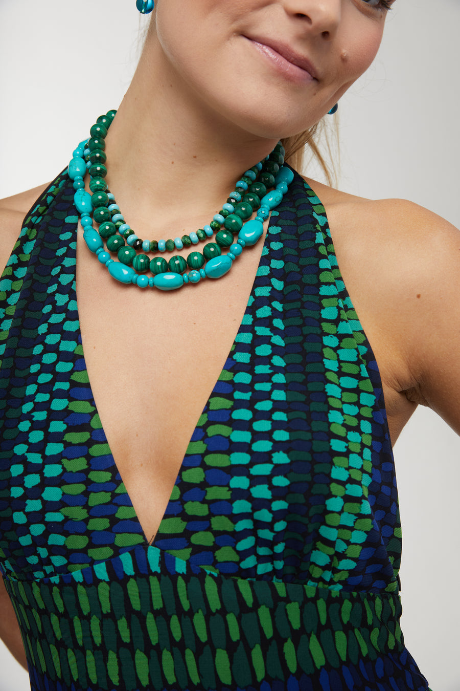 Blue Bubble Hoops