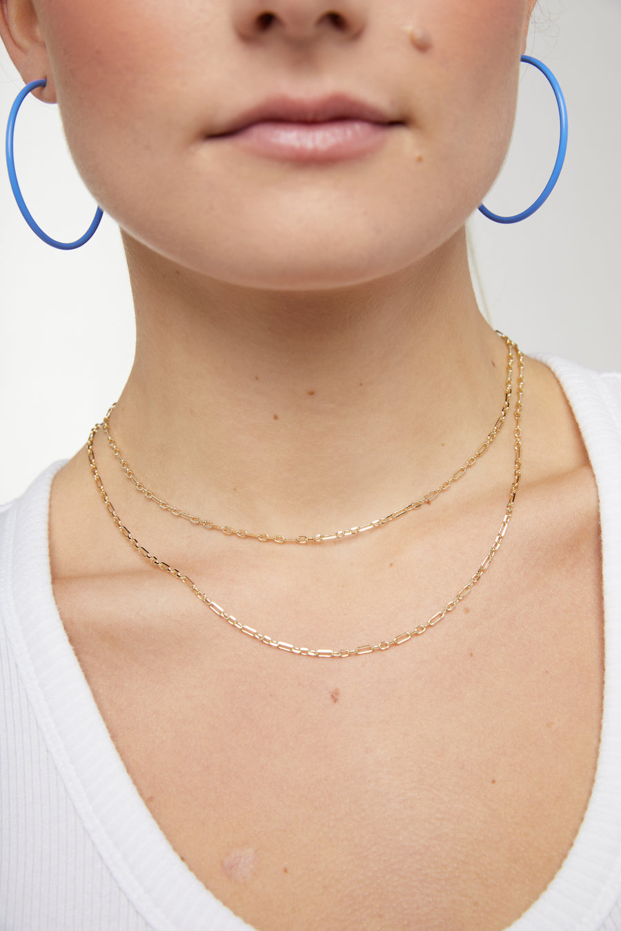Periwinkle Big Hoops