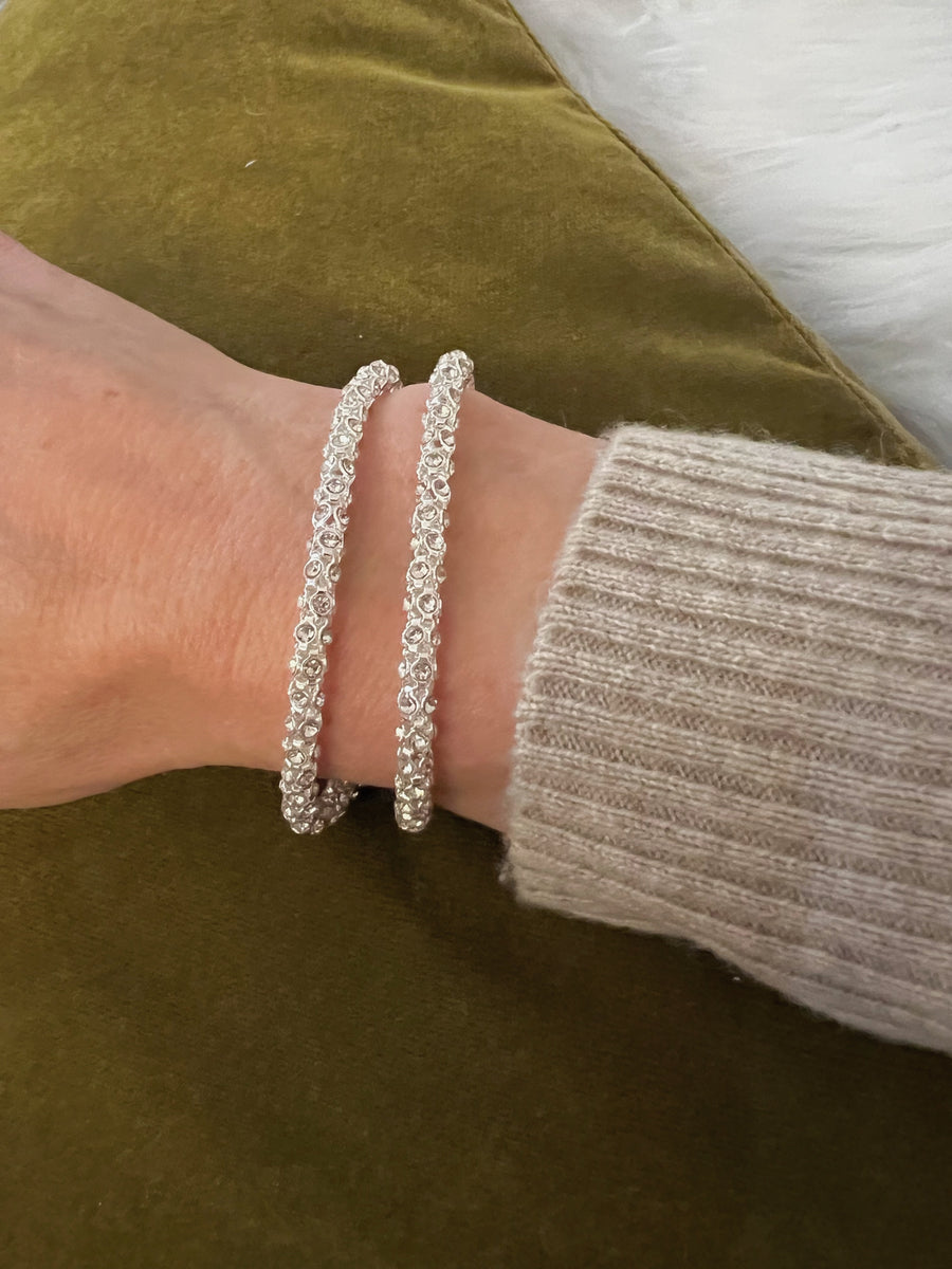 Silver Disco Chain Bracelet