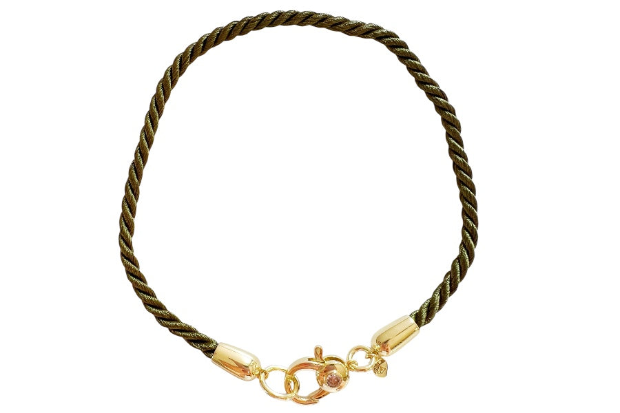 Evergreen Twist Cord Necklace