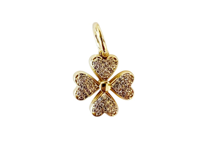 Small Pave Lucky Charm