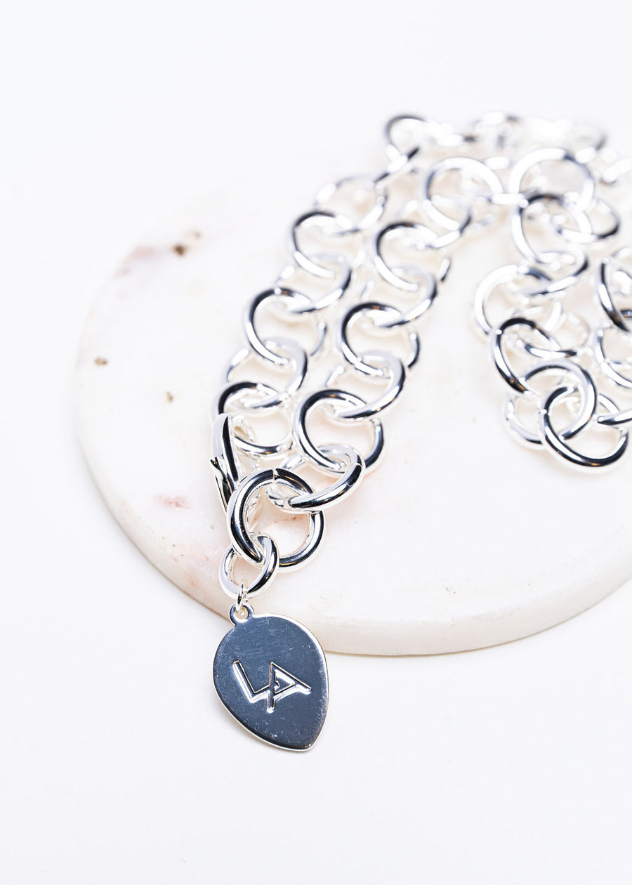 Circle Link Chunky Chain Bracelet- Gold or Silver