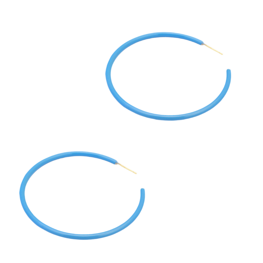 Periwinkle Big Hoops