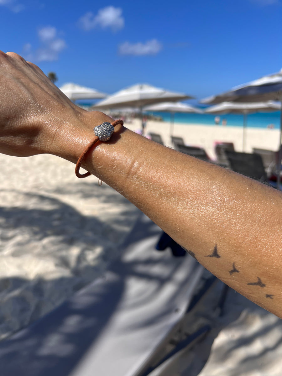 Boho Beach Bling Cord Bracelet