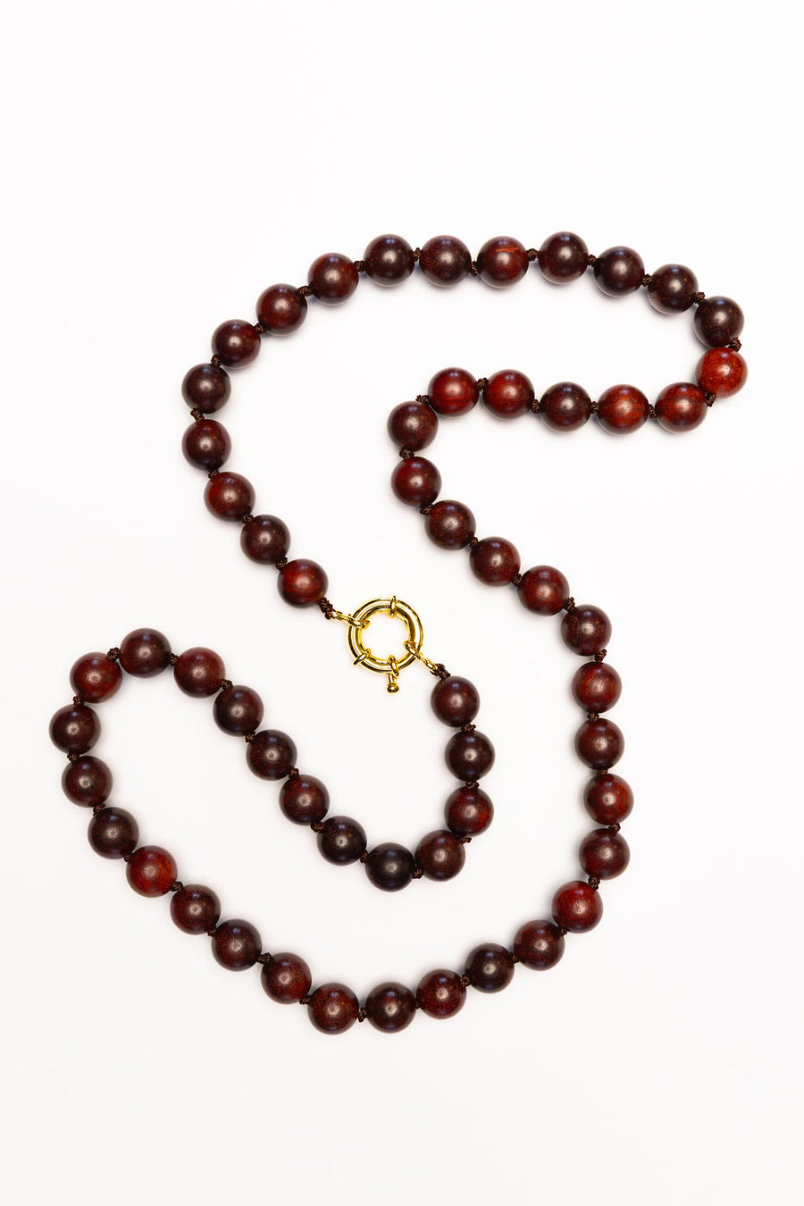 Dark Woods Statement Bead Necklace