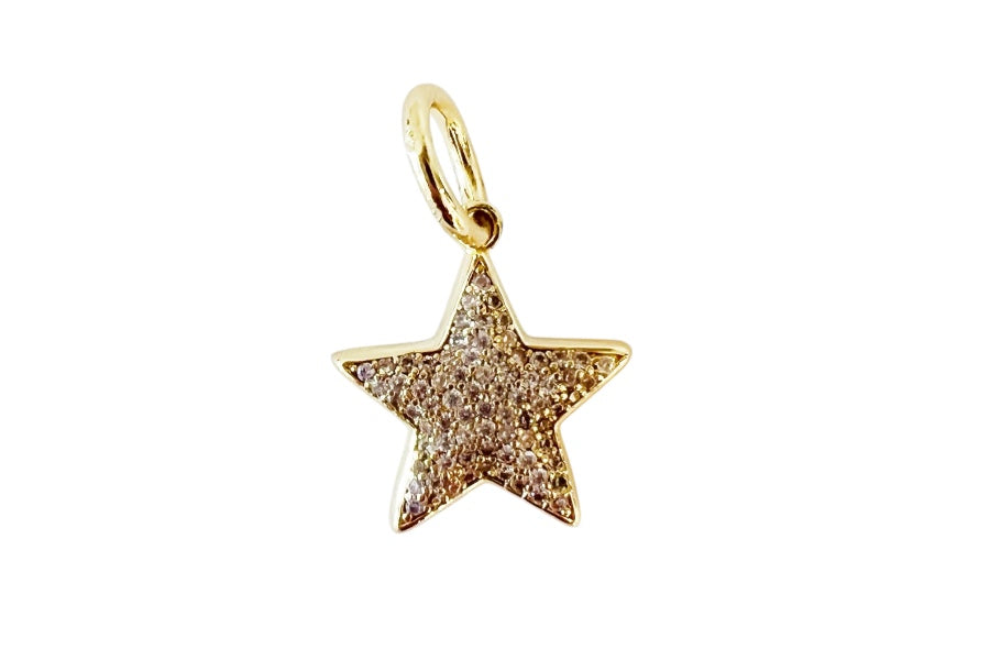 Small Pave Star Charm