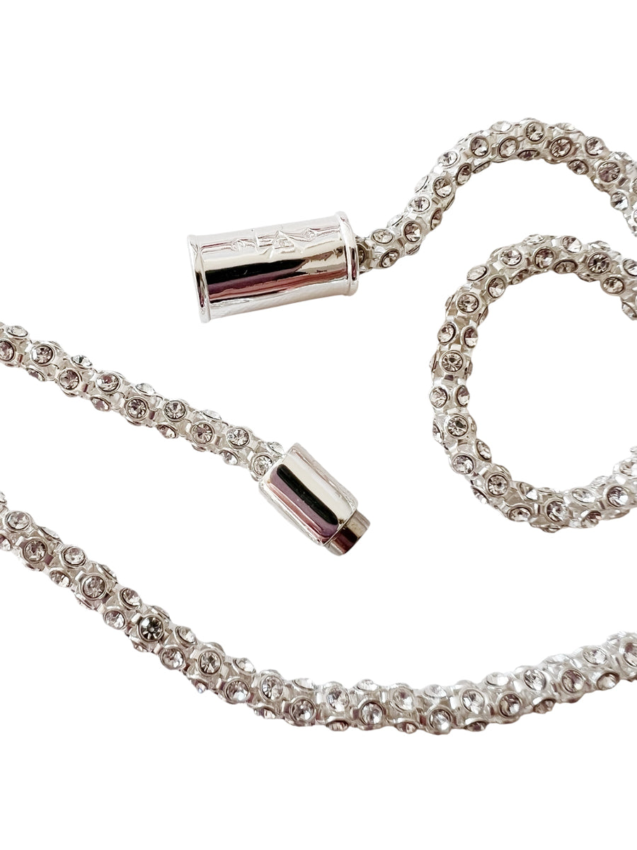 Silver Disco Chain Necklace