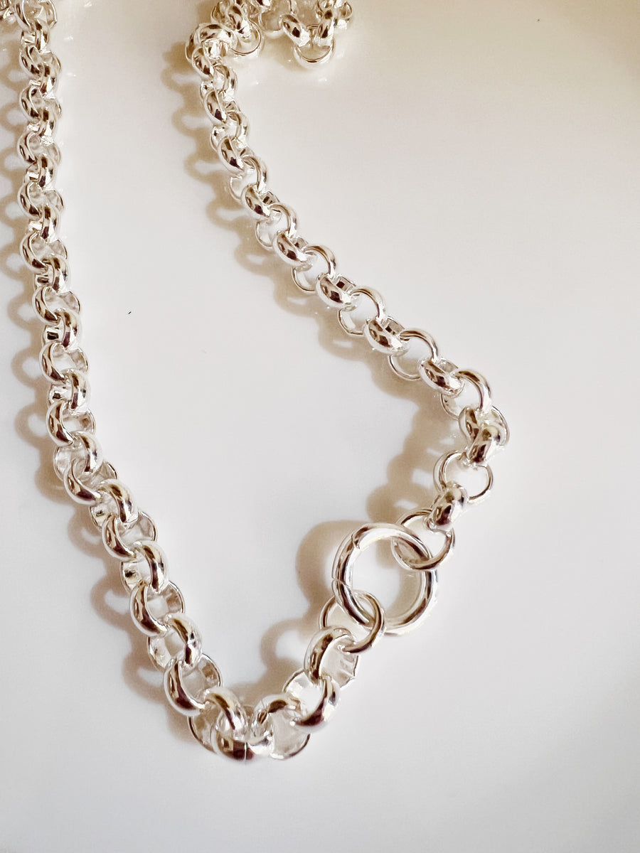 22” Rolo Charm Chain in Gold or Silver