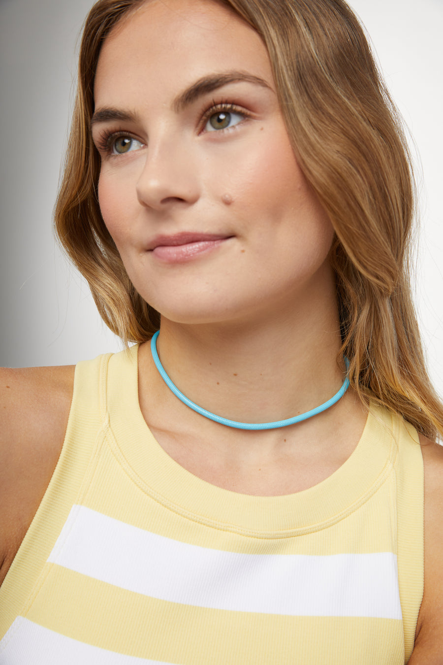 Aqua Cord Necklace