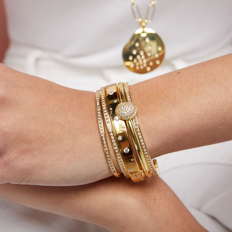 Pave Nugget Cuff