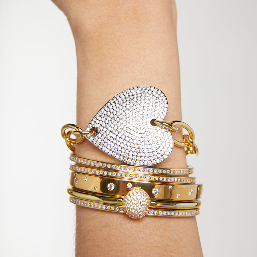 Pave Nugget Cuff