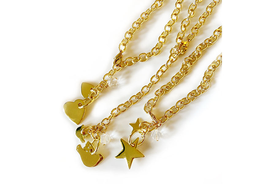 Heart, Star or Dove Pendant Charm Necklace