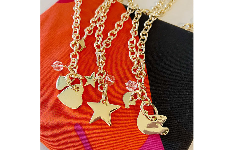 Heart, Star or Dove Pendant Charm Necklace