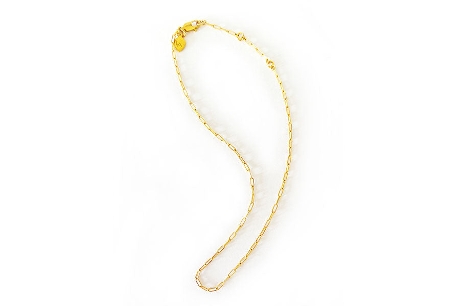 Dainty 16” Paperclip Chain