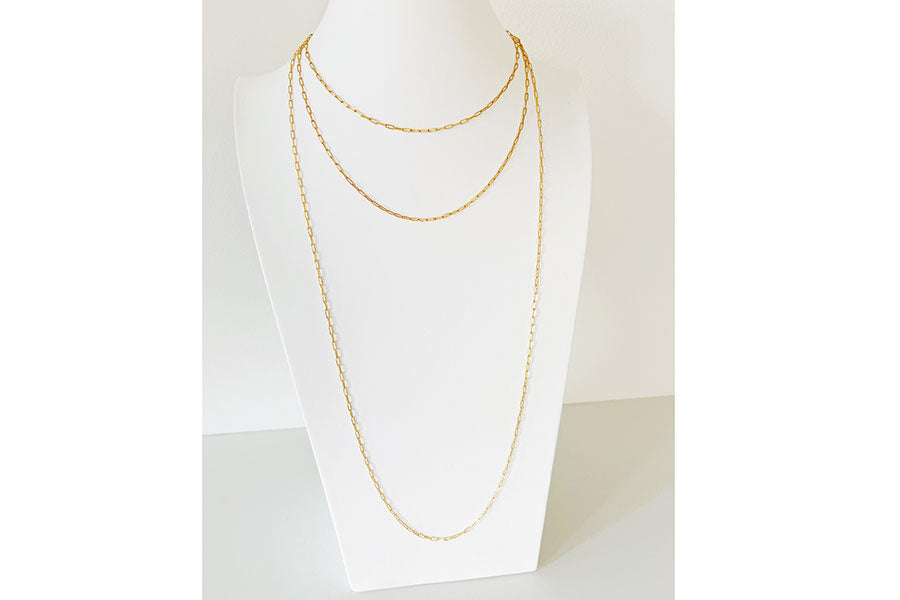 Dainty Choker Paperclip Chain