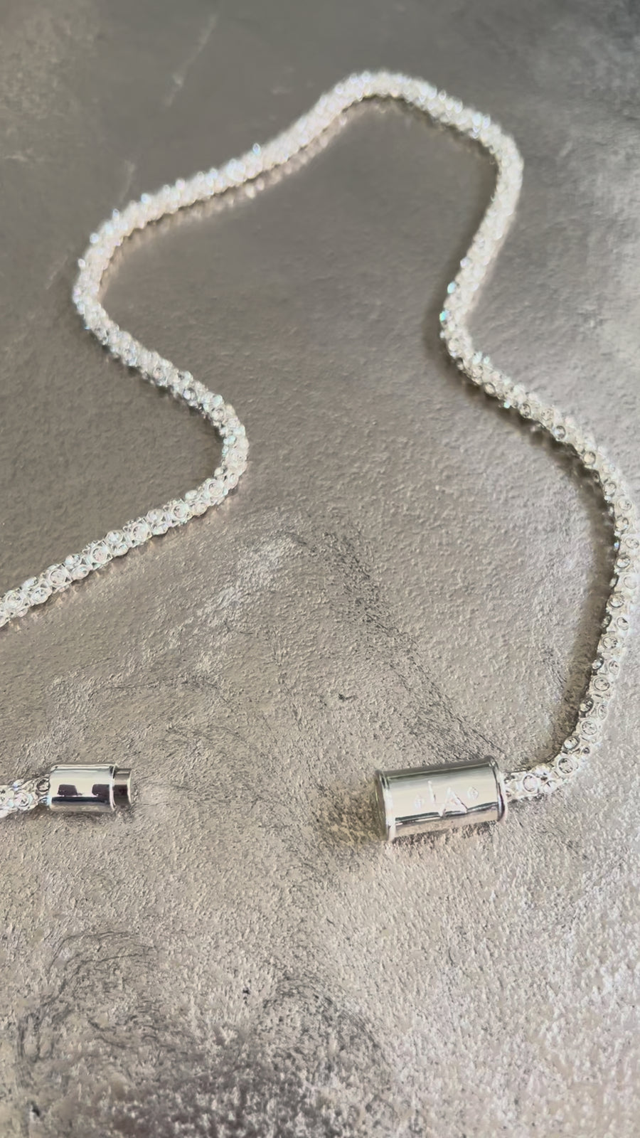 Silver Disco Chain Necklace