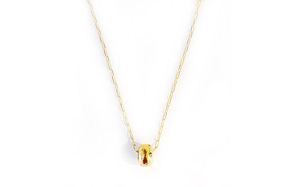 Rolo Bead Gold Necklace