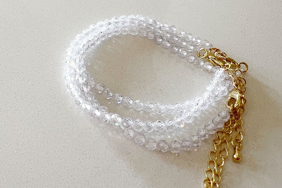 White Shimmer Bracelet