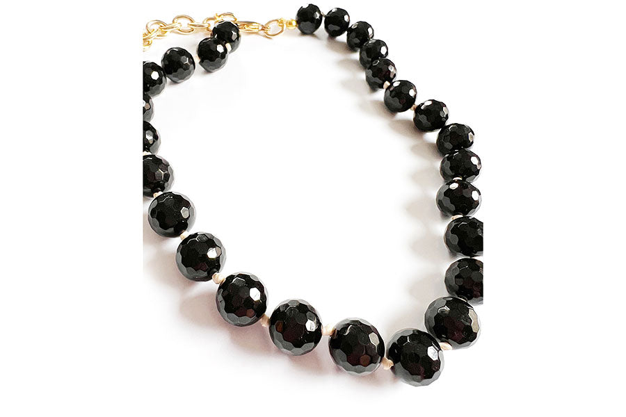 Bold Black Onyx Necklace