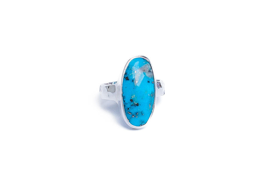 Natural Persian Turquoise Statement Ring